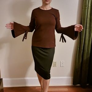 Ann Taylor shirt with bell sleeves